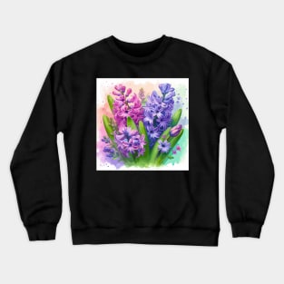 Hyacinth Flowers Crewneck Sweatshirt